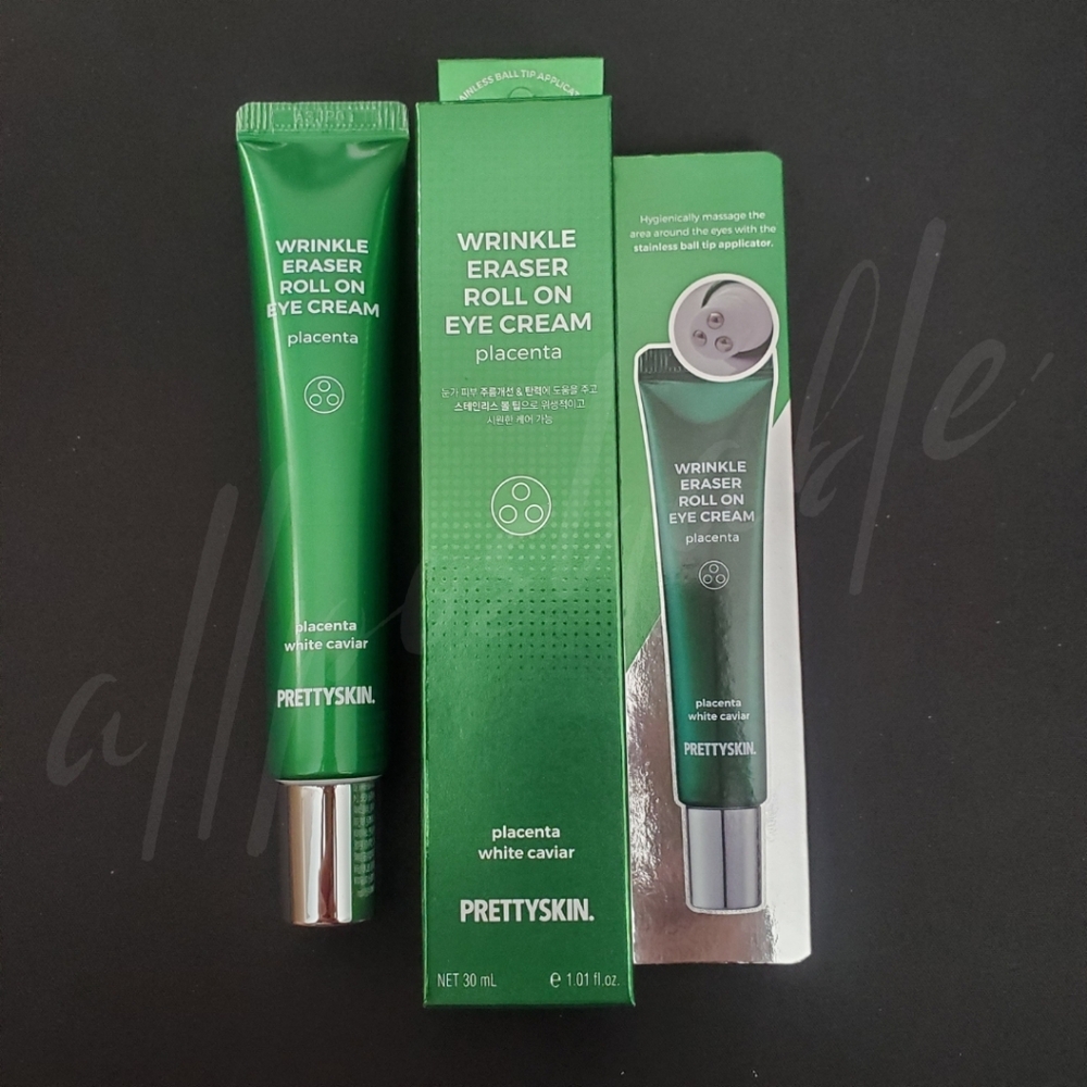 PRETTYSKIN Roll-On Wrinkle Eye Cream - Placenta White Caviar